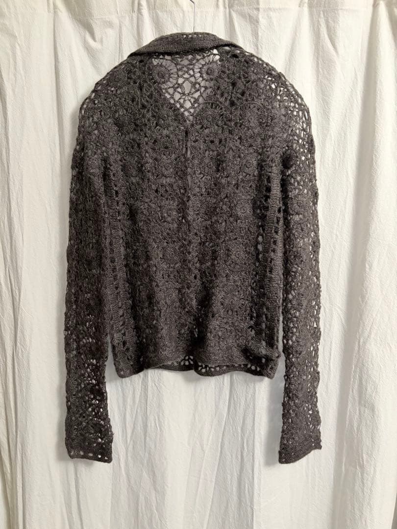 todayful Mohair Crochet モヘア　ニットシャツ