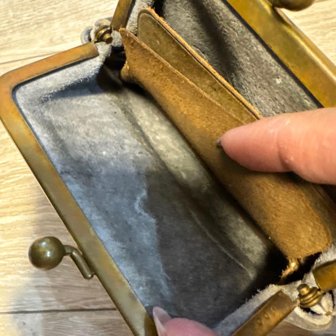 N25がまくち財布 中【珍しいカバ革】