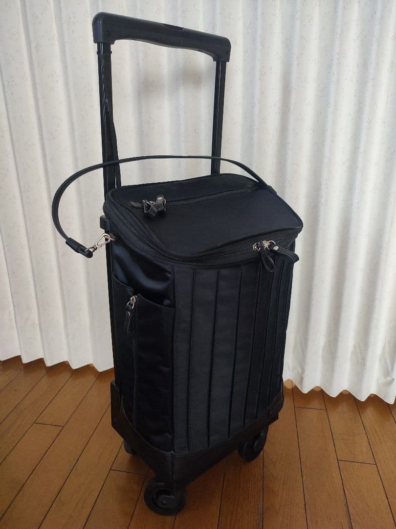 SWANY スワニーキャリーバッグ◆4輪&軽量容量大◆バッグ取外し可〜ブラック