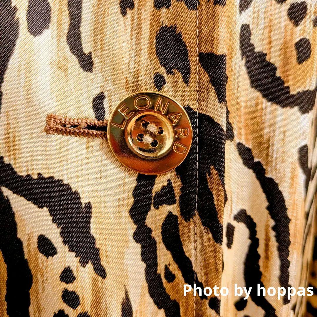 極美品✜LEONARDレオナール シルク ロングコート