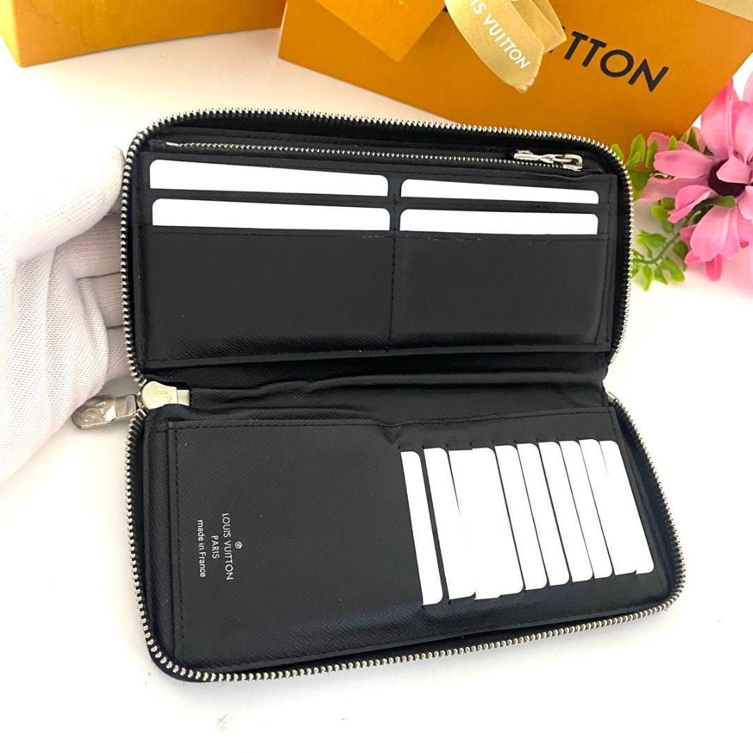 ルイ ヴィトン◎ダミエ グラフィット ヴェルティカル ラウンドファスナー 長財布