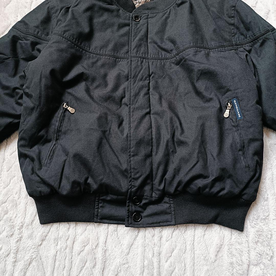 【美品】RENEGADE SPORTS ダービージャケット ブラック XL