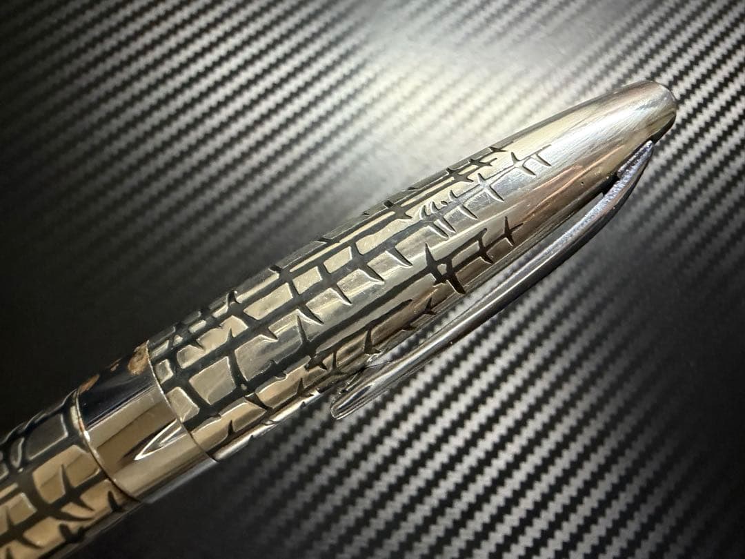 美品 パイロット シルバーン 冬木立 F 細字 万年筆 1970年代 18K