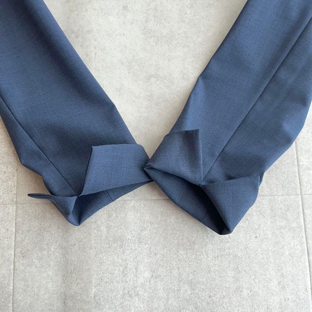 グリーンレーベルリラクシング カチリラ ノーラペル ジャケット パンツスーツ