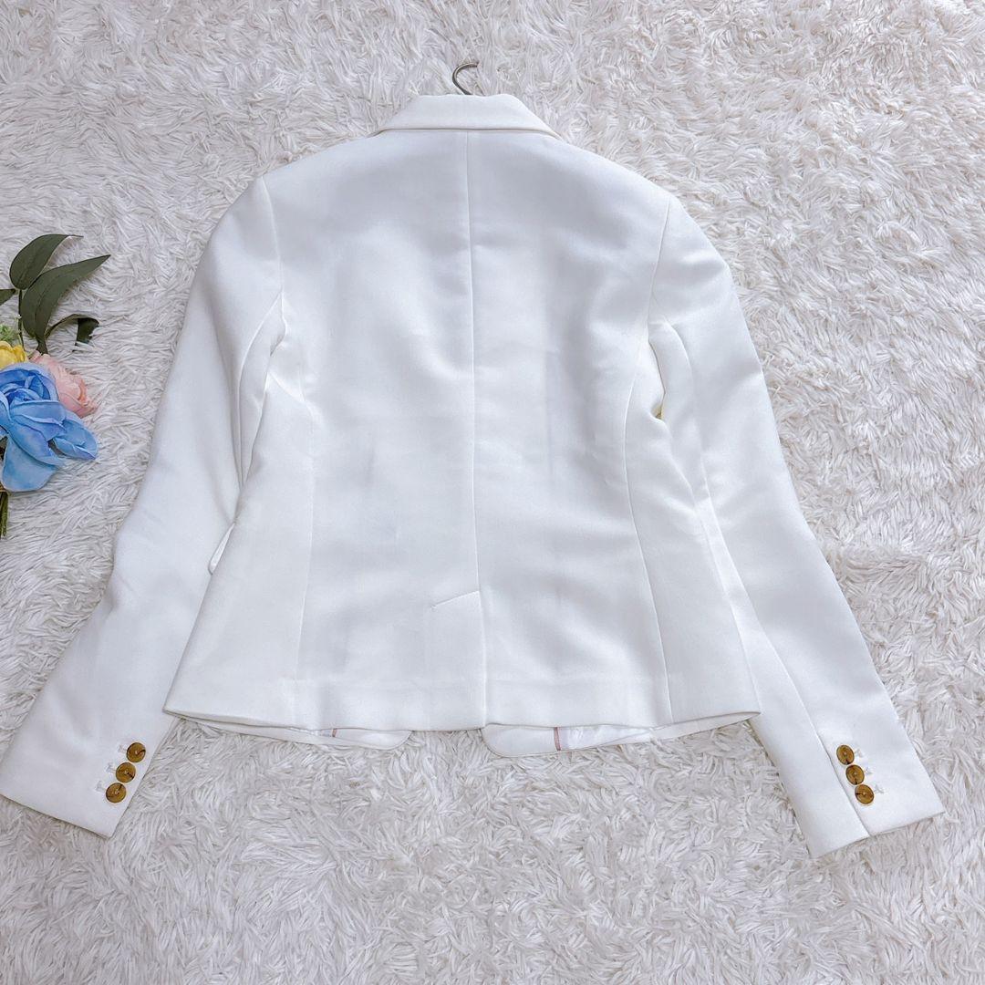 未使用　バナナリパブリック　ホワイトパンツスーツ　サイズ2