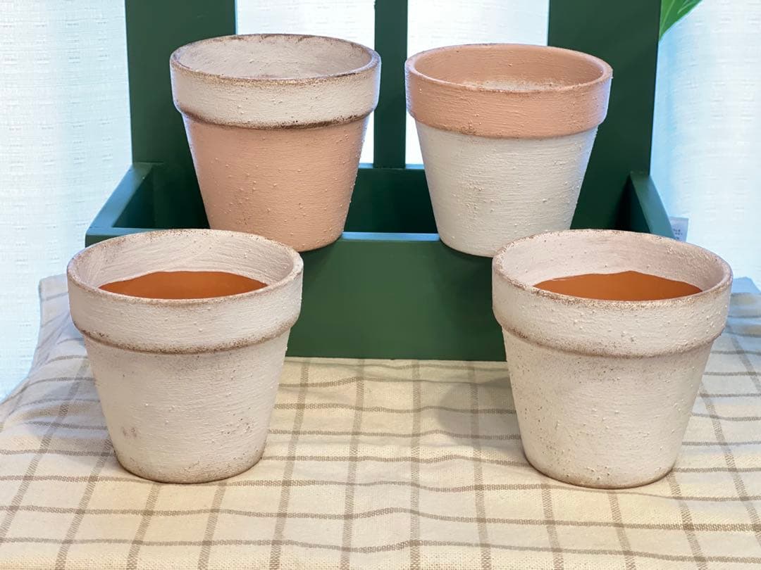 〜森の仲間たち〜リメイク鉢4個セット2.5号 多肉の寄せ植えにも