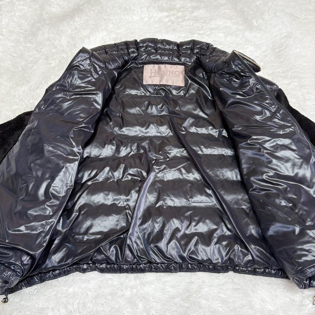 極美品　2023年モデル　ヘルノ　リゾート　ダウン　ニット　黒　42