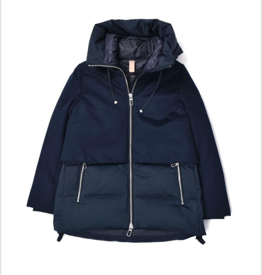 【DUNO/デュノ】JULIA ショートダウンジャケット ブラック/42