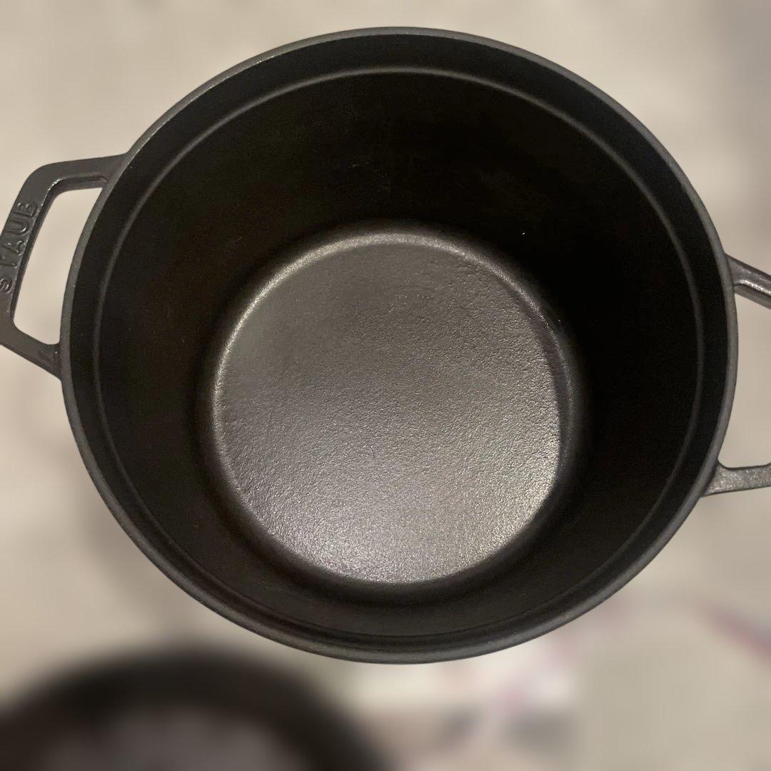 staub ストウブ グランドココット24cm ブラック 40502-285深鍋