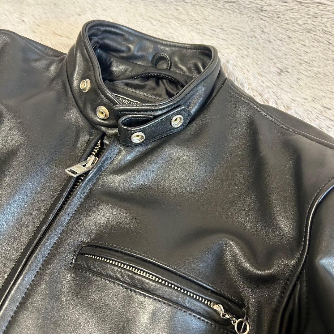 NANKAI ナンカイ　シングルライダース レザージャケット　シングルレザー　L