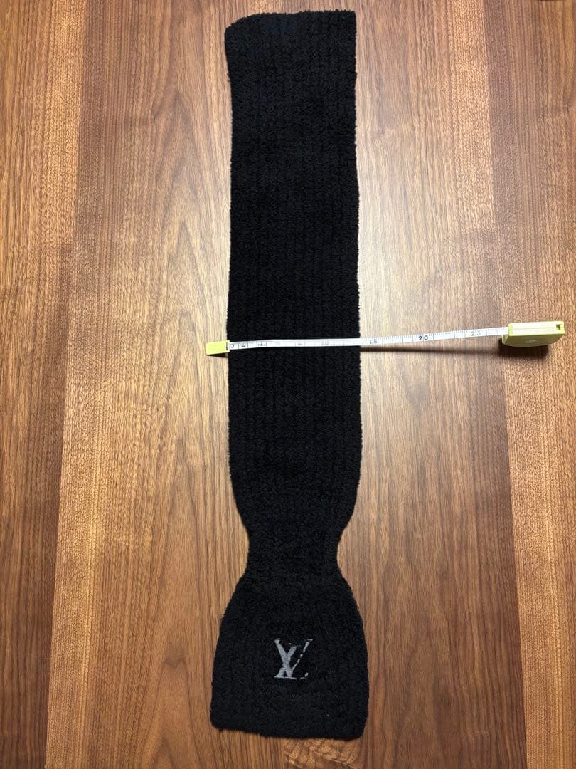 LOUIS VUITTON マフラー ミニコンフィ黒