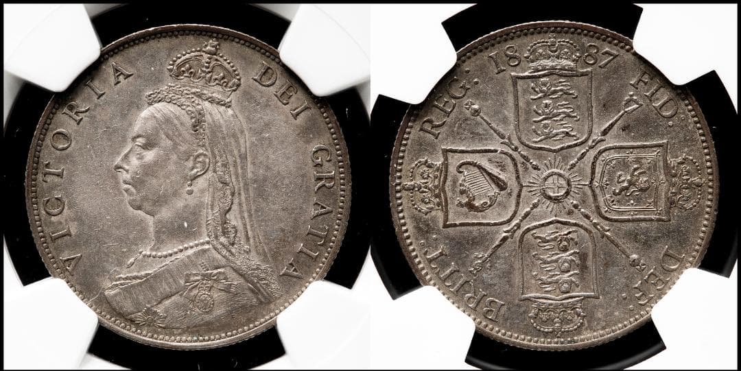 NGC-AU ディテール　洗浄　ヴィクトリア 1887 ジュビリー・ヘッド