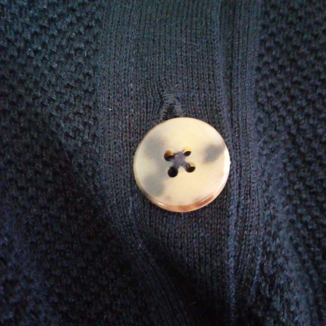 DE BONNE FACTURE ネイビー カーディガン S