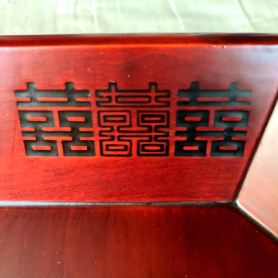 韓国伝統工芸品　八角漆器　トレイ3段　未使用