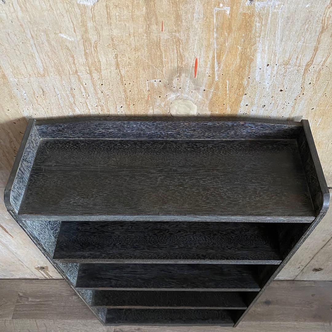 ヴィンテージレトロ　書棚　本棚　シェルフ　古家具　古道具　マイナスネジ