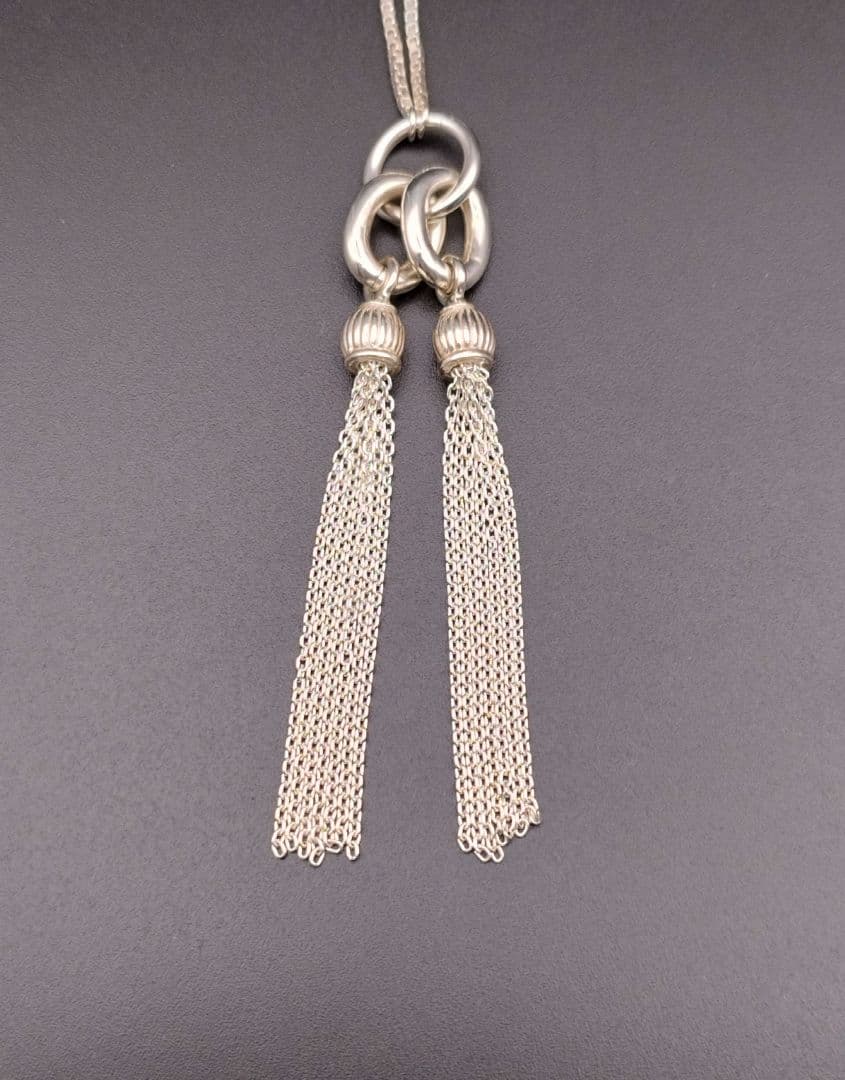アクセサリー High-End SILVER CLASSIC TASSEL NECKLACE
