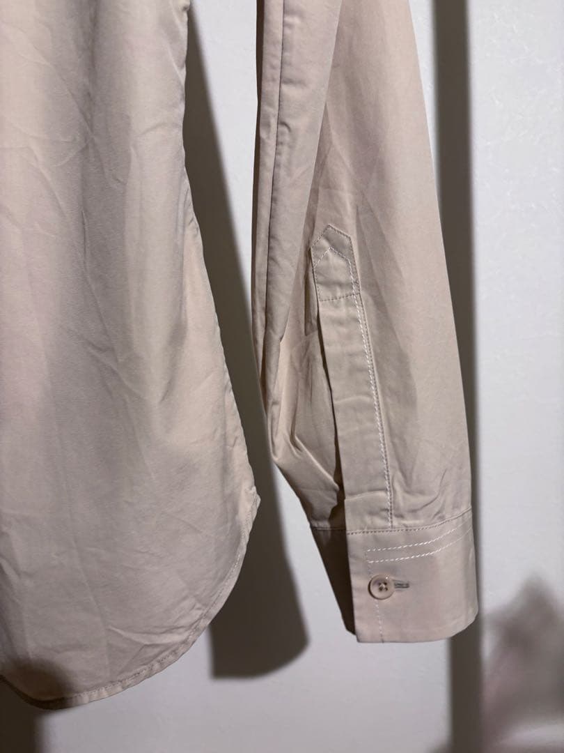 Maison Margiela ステッチデザインベージュシャツ