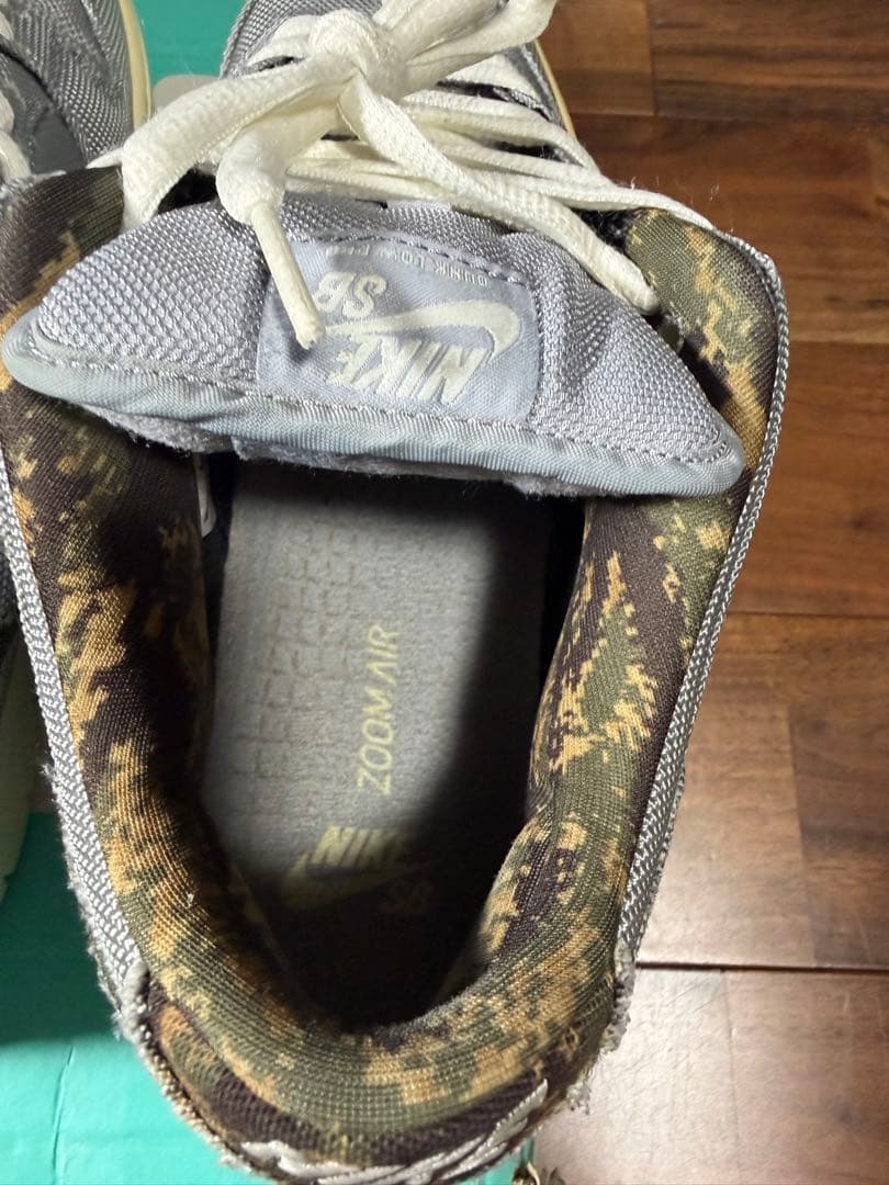 靴 Nike SB Dunk Low \"Wolf Grey Digi Camo\"