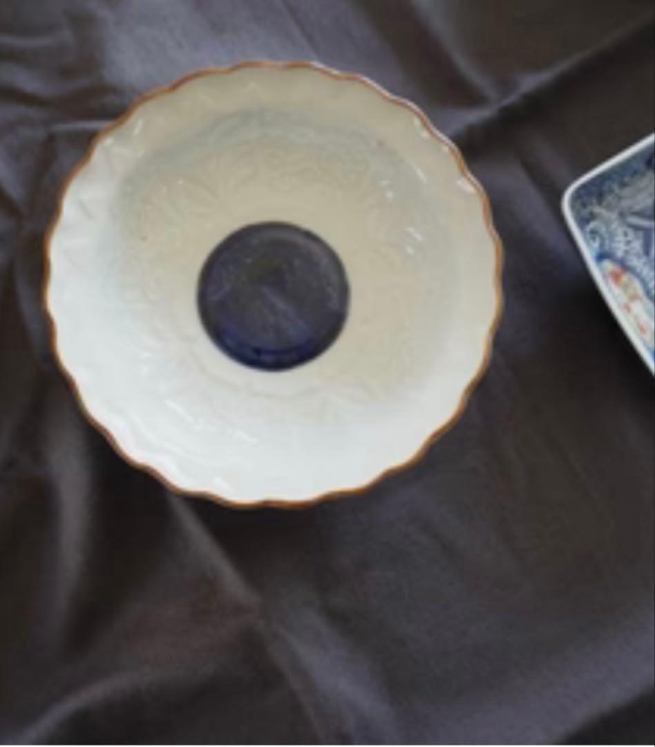 骨董 陽刻 古伊万里 膾皿 まるかく 福光屋