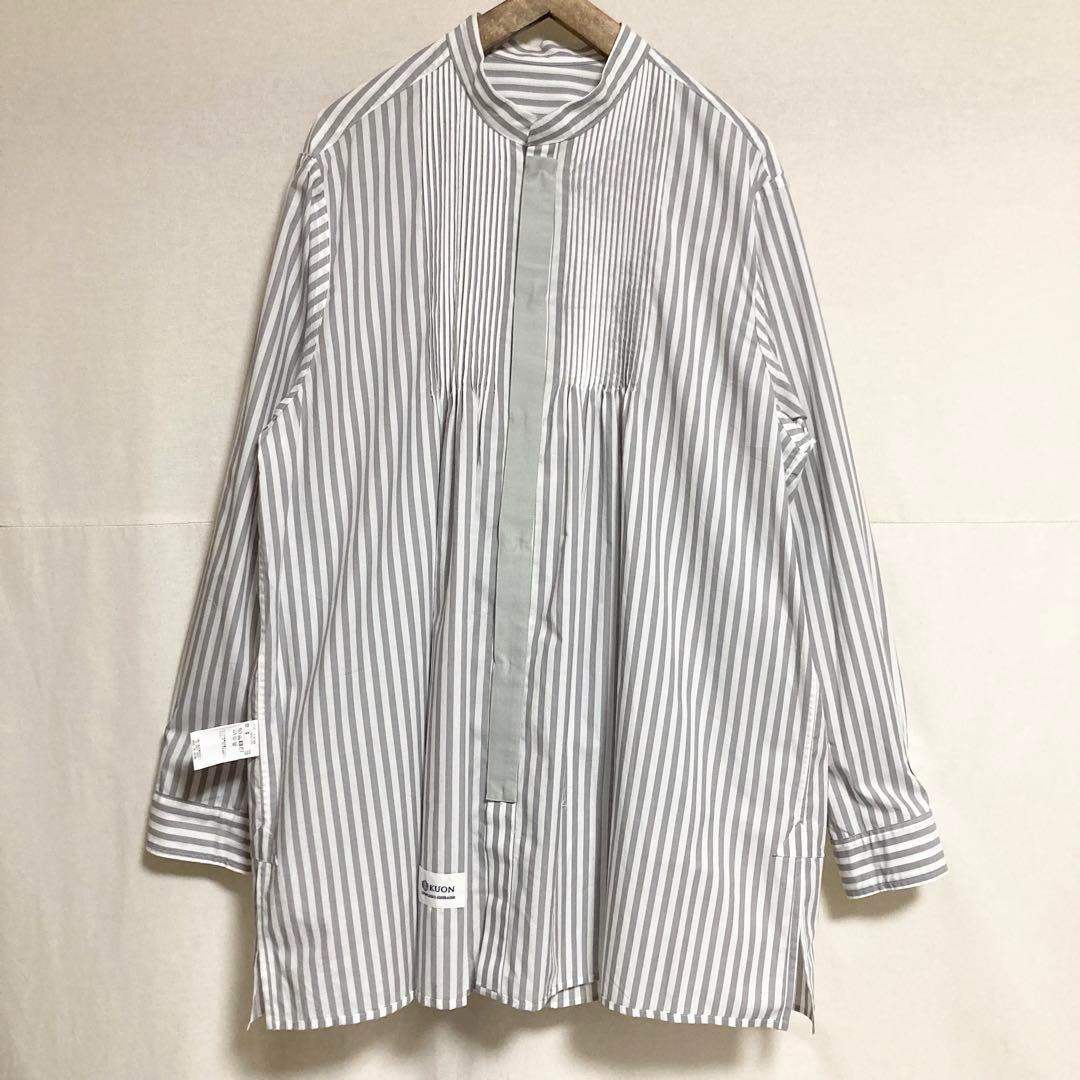 Lサイズ！KUON リバーシブルプリーツシャツ
