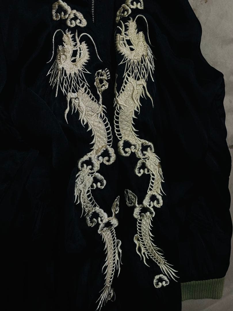 スカル CROWS WORST TFOA 日本スカジャン unisex レーヨン