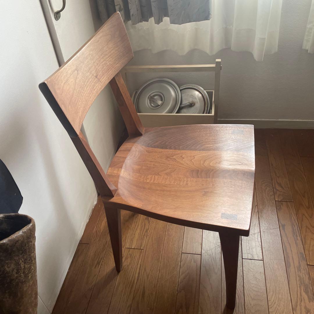 シラカワ　ダイニングチェア 無垢　椅子 オイル仕上げ