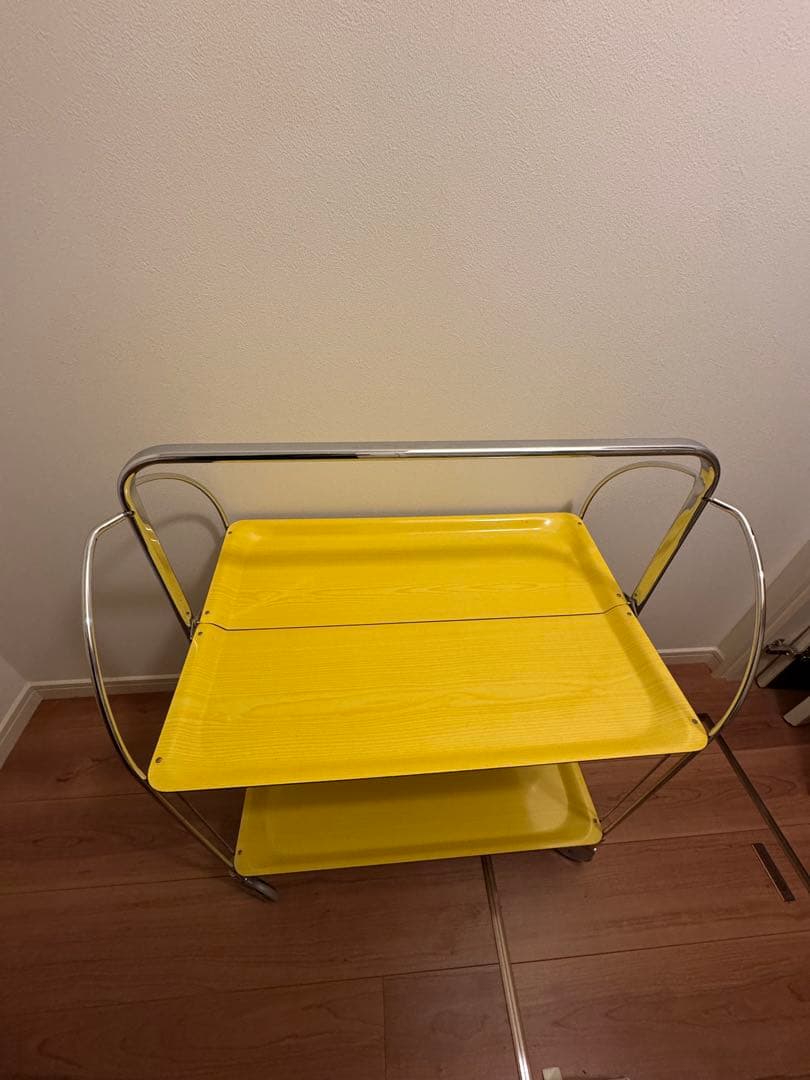 レア‼️ ドイツ　ヴィンテージ フォールディング トロリー　折りたたみワゴン