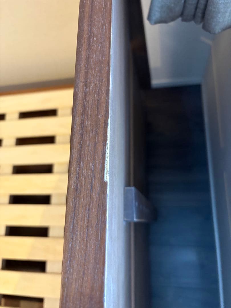 木製ダブルベッドフレーム　大塚家具