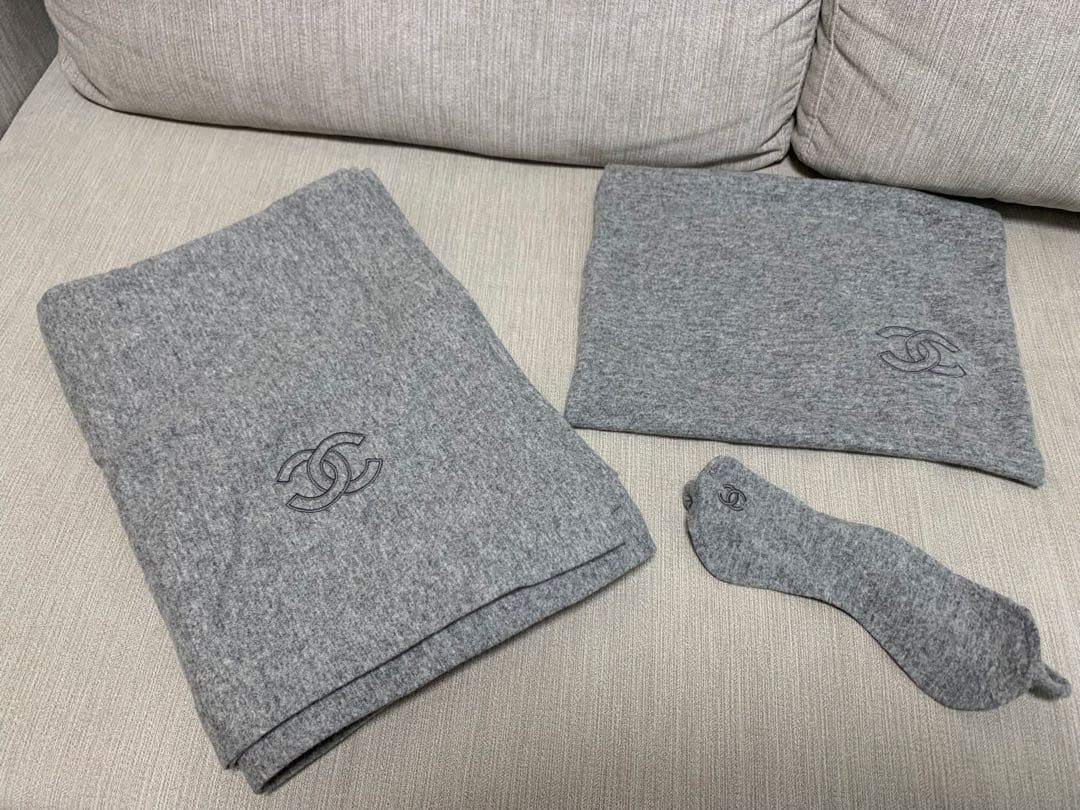 【新品】シャネル CHANELポーチ ブランケット アイマスク 3点セット