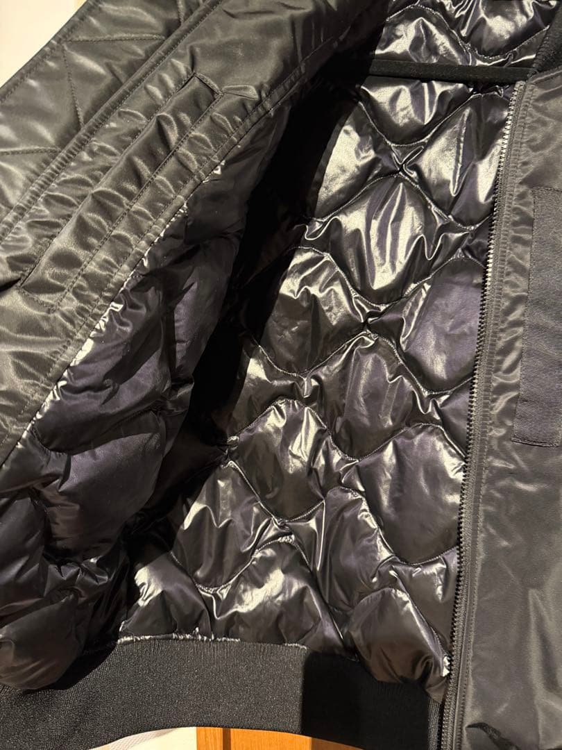 UNIQLO +J ハイブリッドダウンオーバーサイズMA-1 ブラックXL