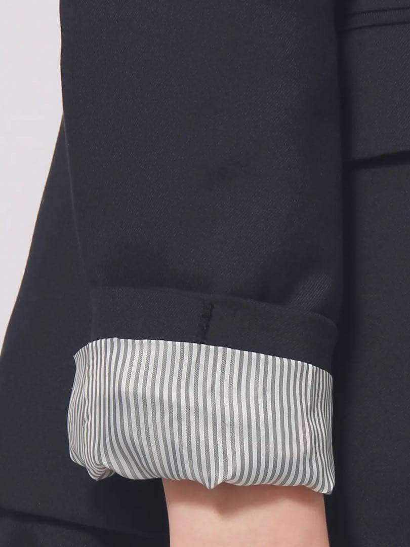 [未使用級]ザスーツカンパニー　現行モデル　洗える　パンツスーツセットアップ　紺