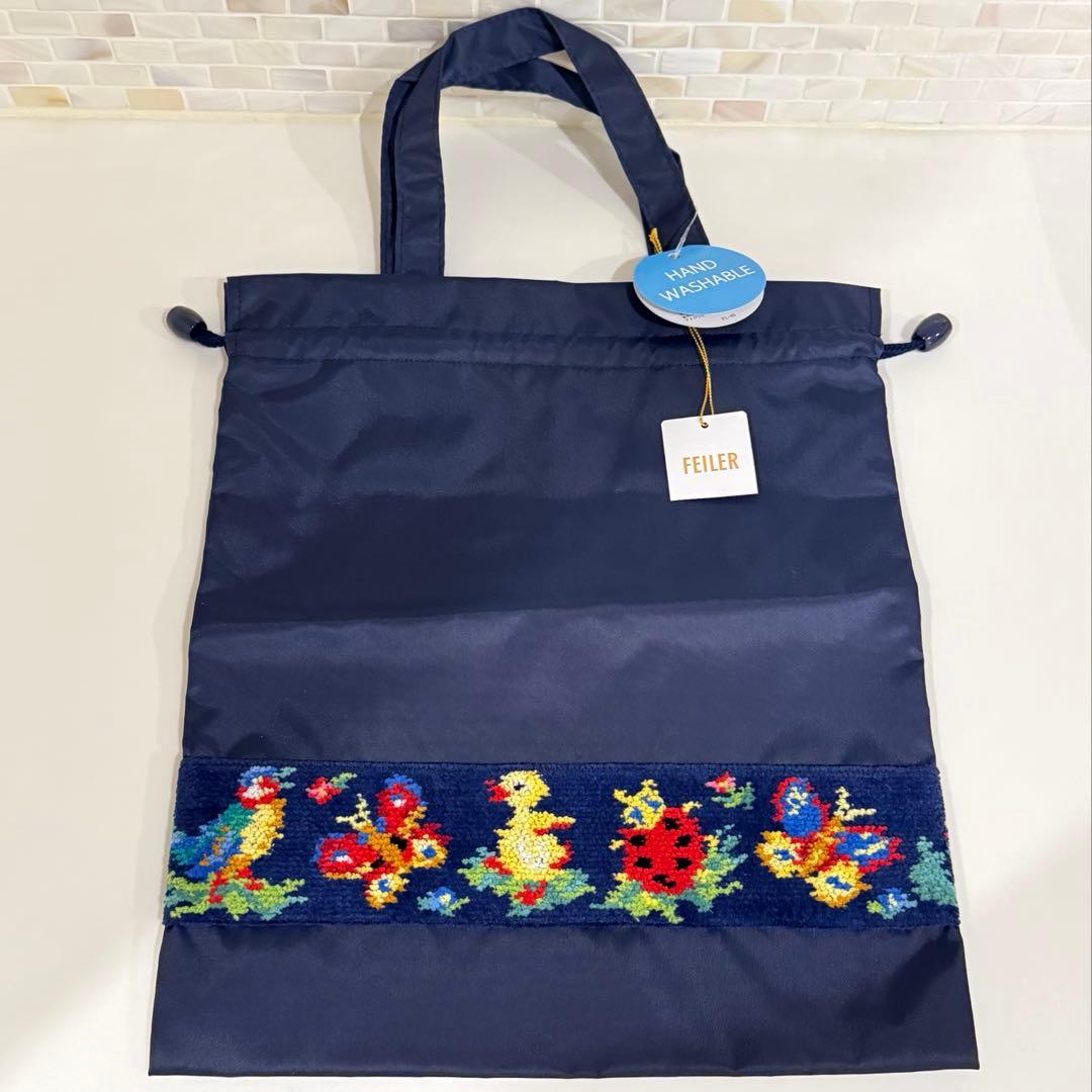 【新品】学校フェイラー ハイジ バッグインミニバッグ 上履き入れ 2点セット