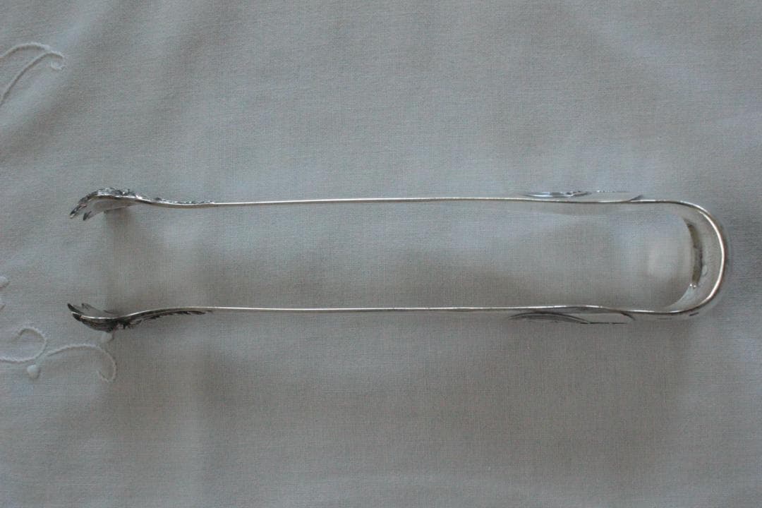 【A】シルバーコーティングのトング/野獣の足・フランスアンティーク