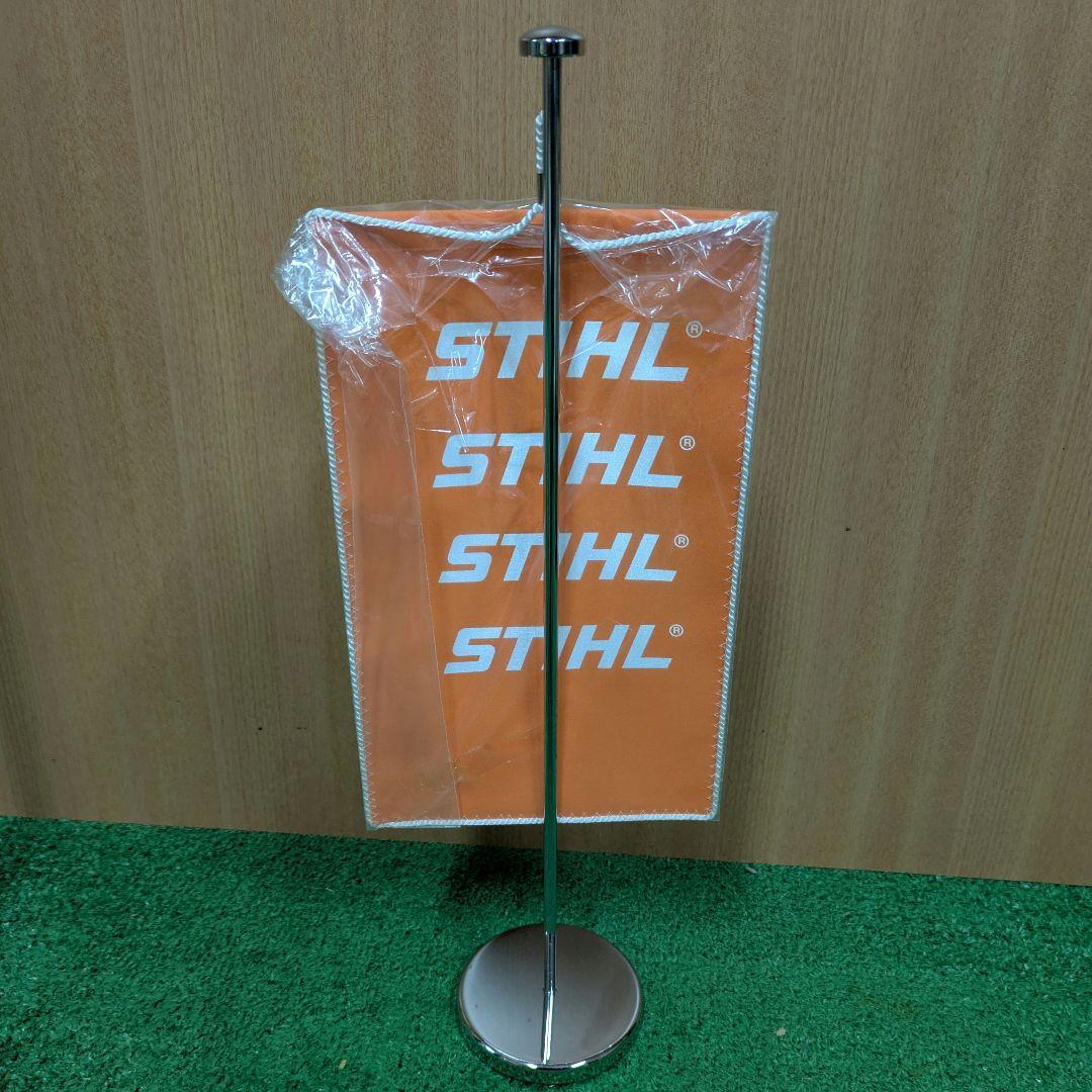 STIHL 店舗用ディスプレイ什器 非売品 カタログラック 卓上フラッグ付