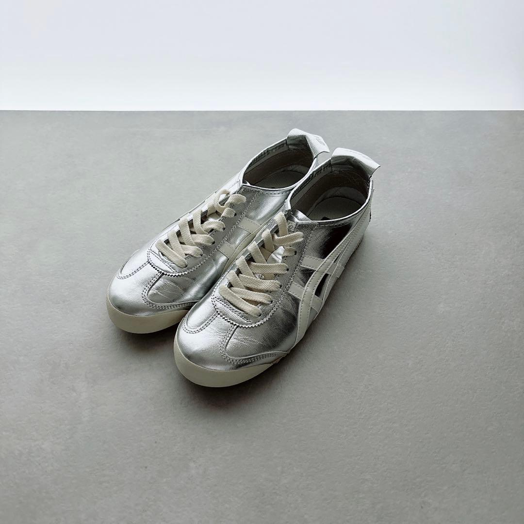 未使用　Onitsuka Tiger MEXICO 66 SILVER