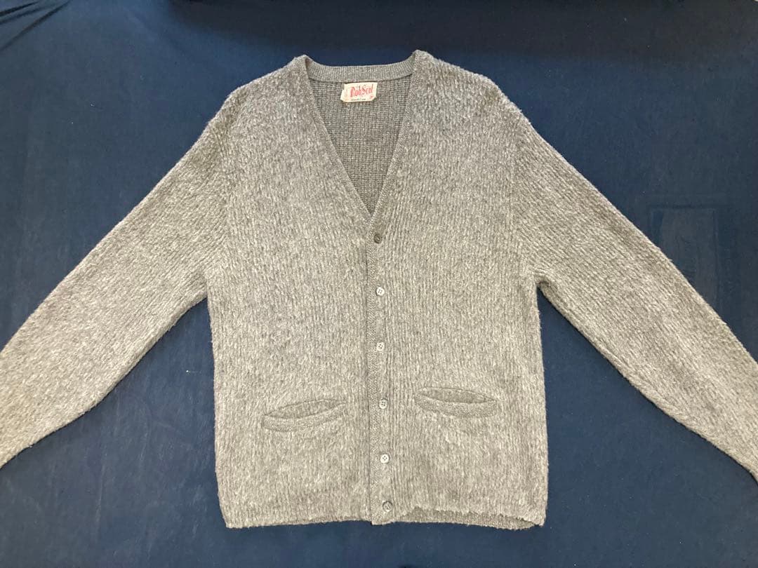 60s　RobScot モヘアカーディガン　ビンテージ