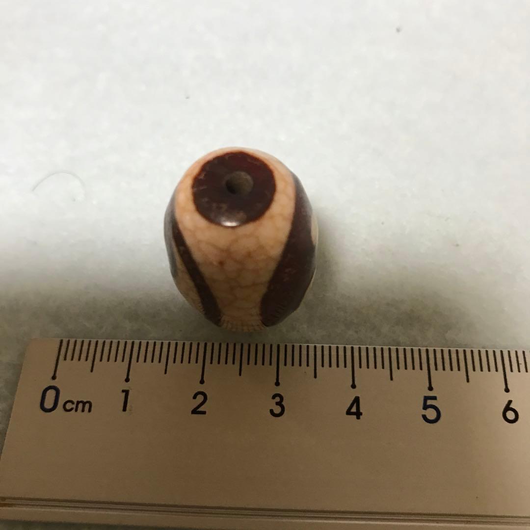 超激レア珍品‼︎ 赤龍紋　太極天珠　樽型　Neeedo