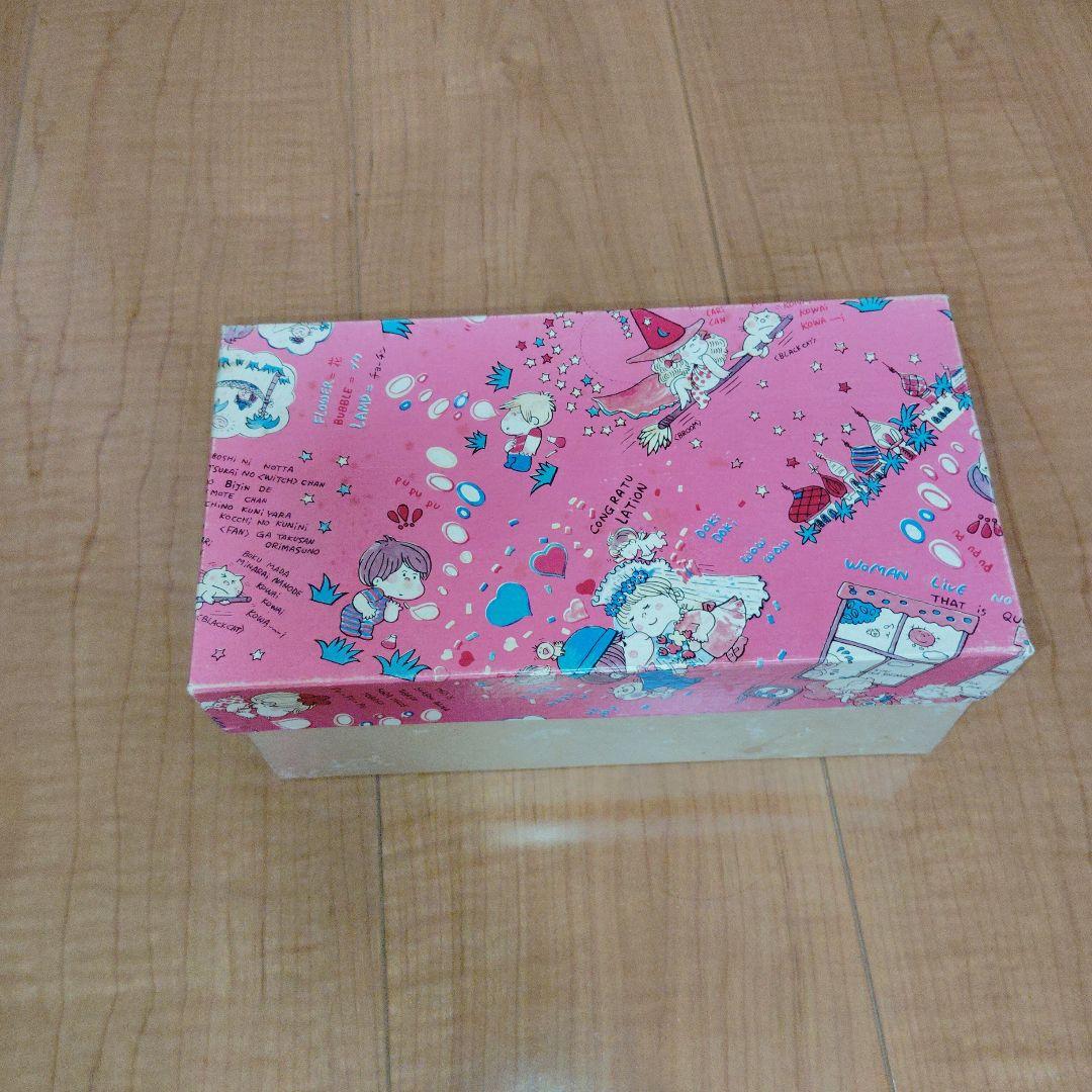 [当時物]　水森亜土ちゃん　オルゴール　木製　アクセサリーケース