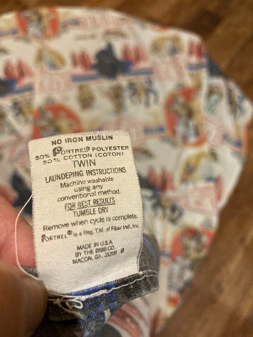 レア　ビンテージシーツ　スターウォーズ　フラット　ジェダイの帰還 R2D2