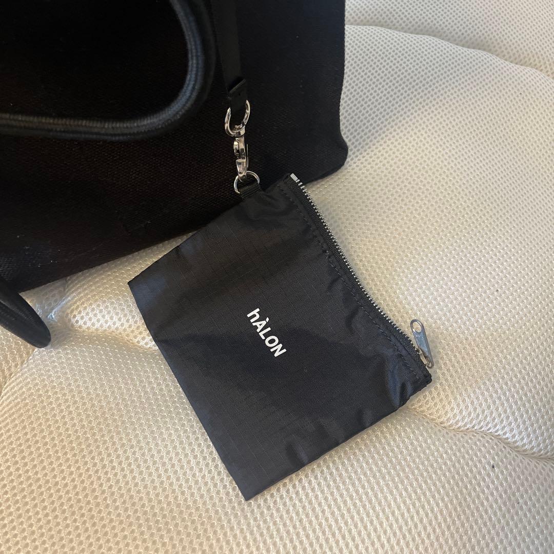 HALON ブラック トートバッグ