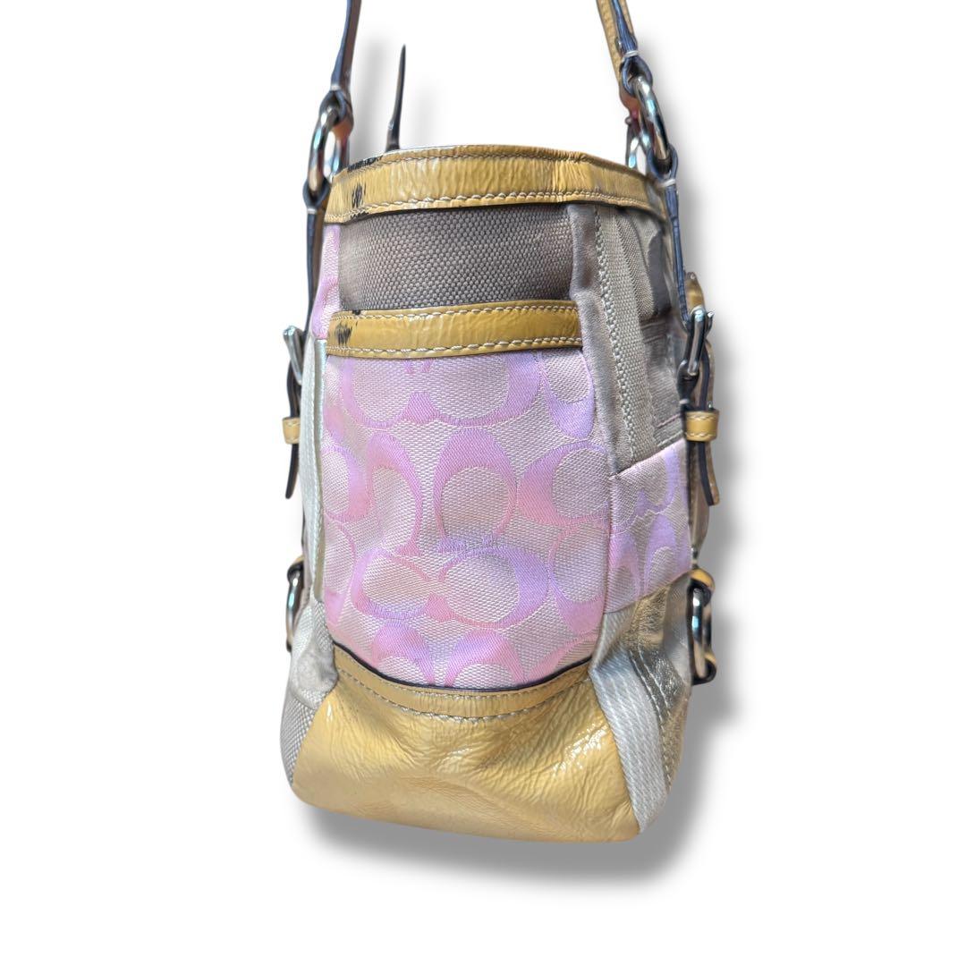 コーチ COACH パッチワーク トートバッグ 肩がけ シグネチャー A4