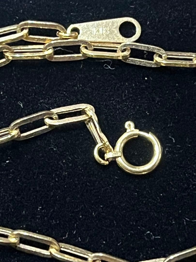 お正月お値下げ！ K18 50cm Hクリップチェーンネックレス