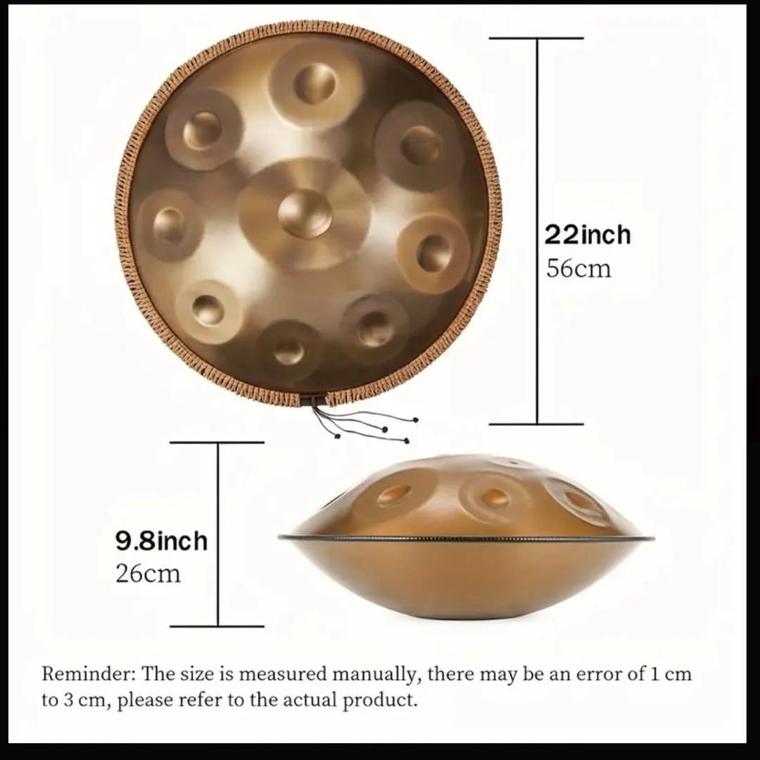傷あり　432Hz 9ノート ハンドパン スティールパン　スチールドラム　ドラム