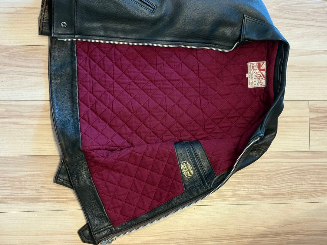 Addict Clothes シングルライダースジャケット 36 ブラック