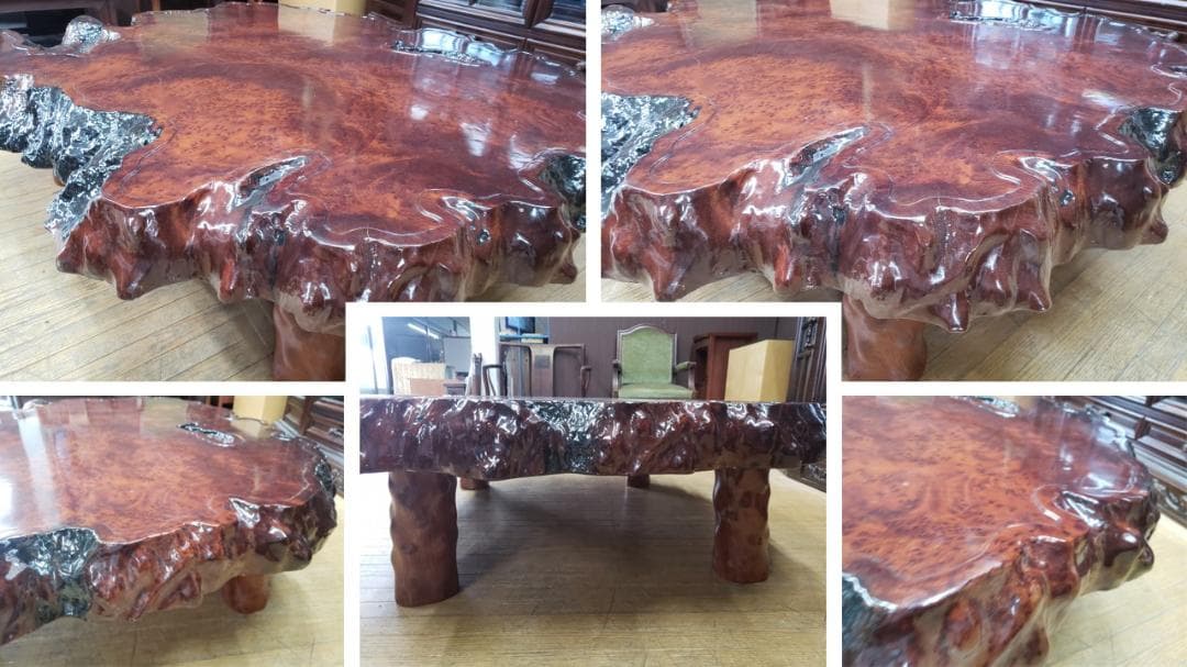 理絵子　E9　無垢　一枚板　座卓