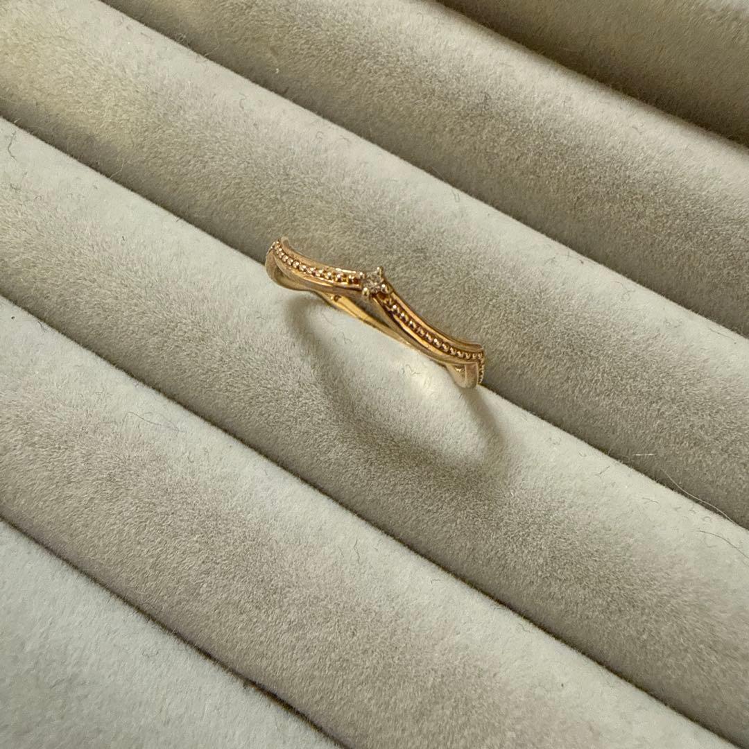 【美品】ブルーム K10 イエローゴールド ブルーム　BLOOM ダイヤモンド