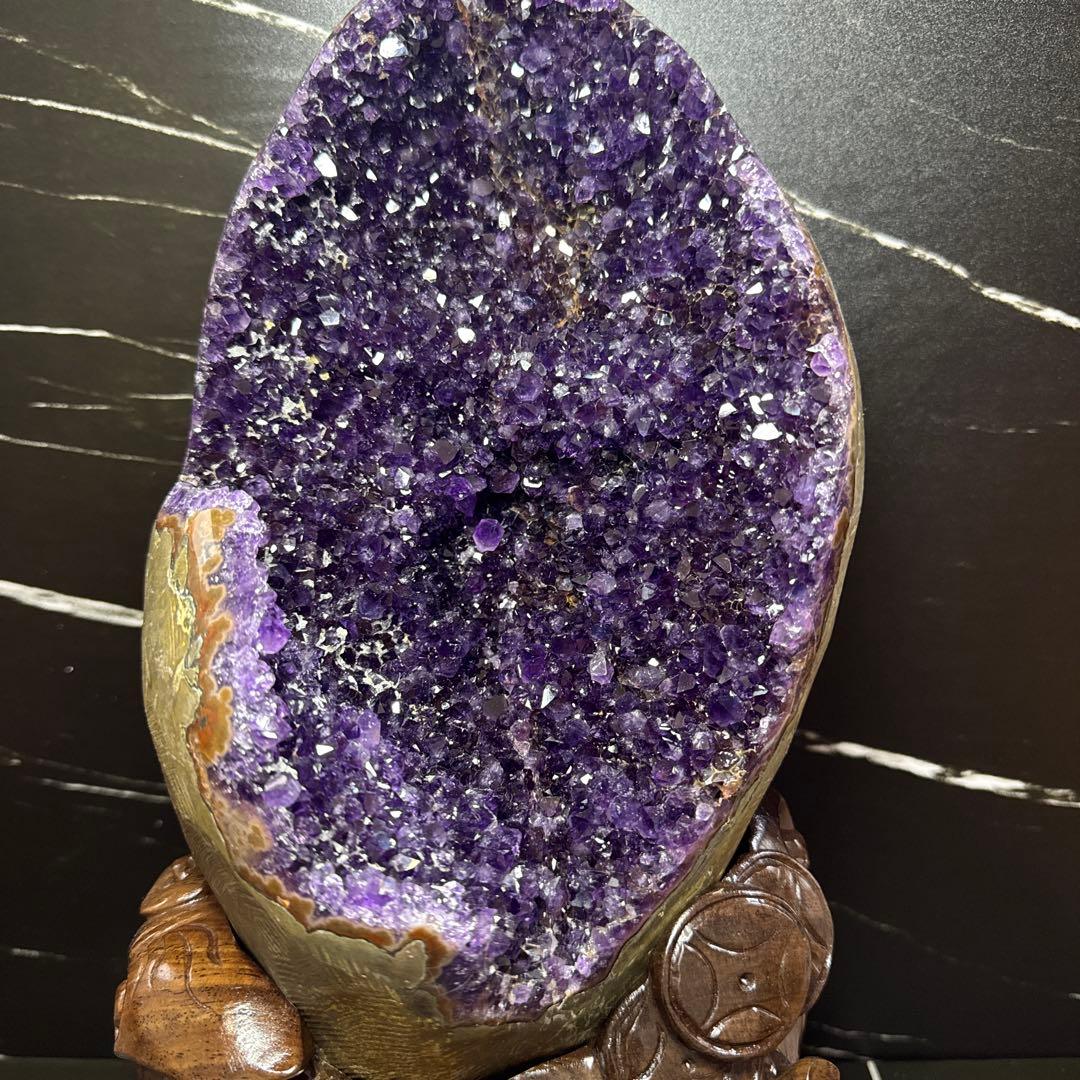 【極上品】ウルグアイ産　帝王紫　濃紫　アメジストドーム　5キロ超