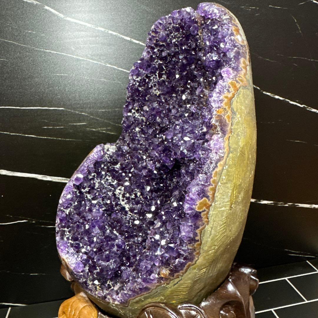 【極上品】ウルグアイ産　帝王紫　濃紫　アメジストドーム　5キロ超