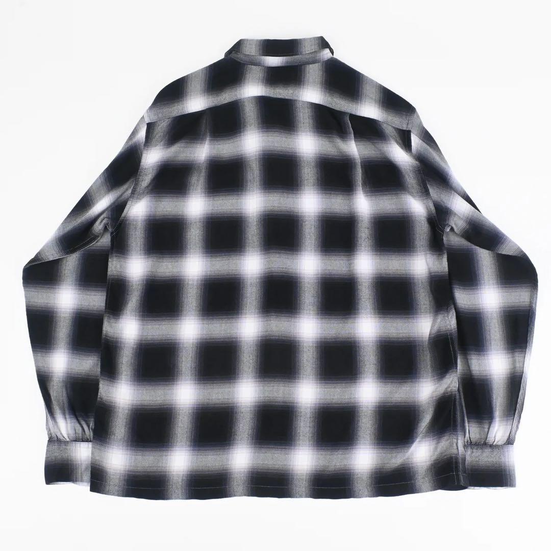 トップス FOREMOST SHADOW PLAID LAYON SHIRT M