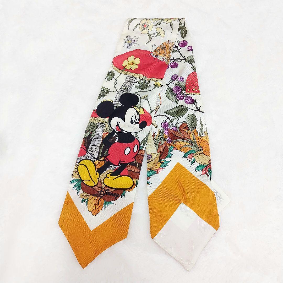 ✨未使用✨グッチ＆ディズニーコラボ スカーフ ネックボウ 箱付